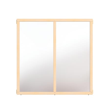 Jonti-Craft KYDZ Suite Panel, S-height, 48 in. Wide, Mirror 1514JCSMR
